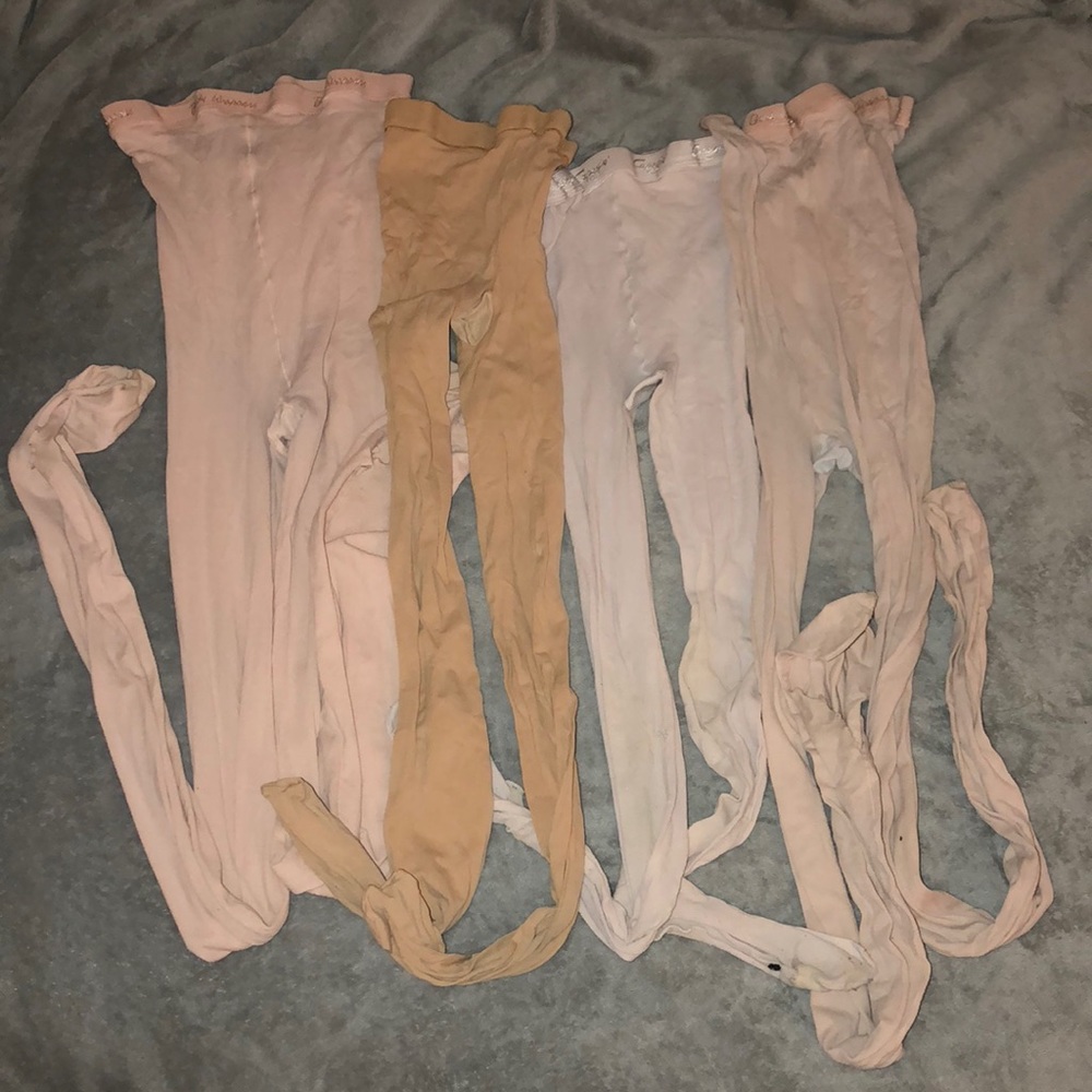4 Used Ballet Tights